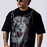 Camiseta Oversized Thunder Lion