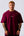 Camiseta Oversized Texturizada - Bordo