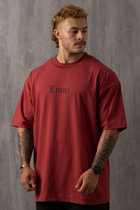 Camiseta Oversized Brotherhood - Vermelha
