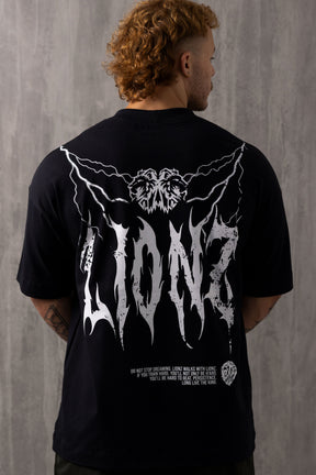 Camiseta Oversized MetalThunder - Preta