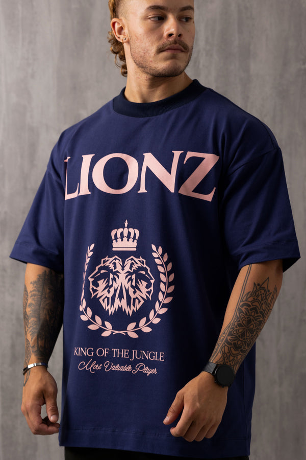 Camiseta Oversized King - Marinho