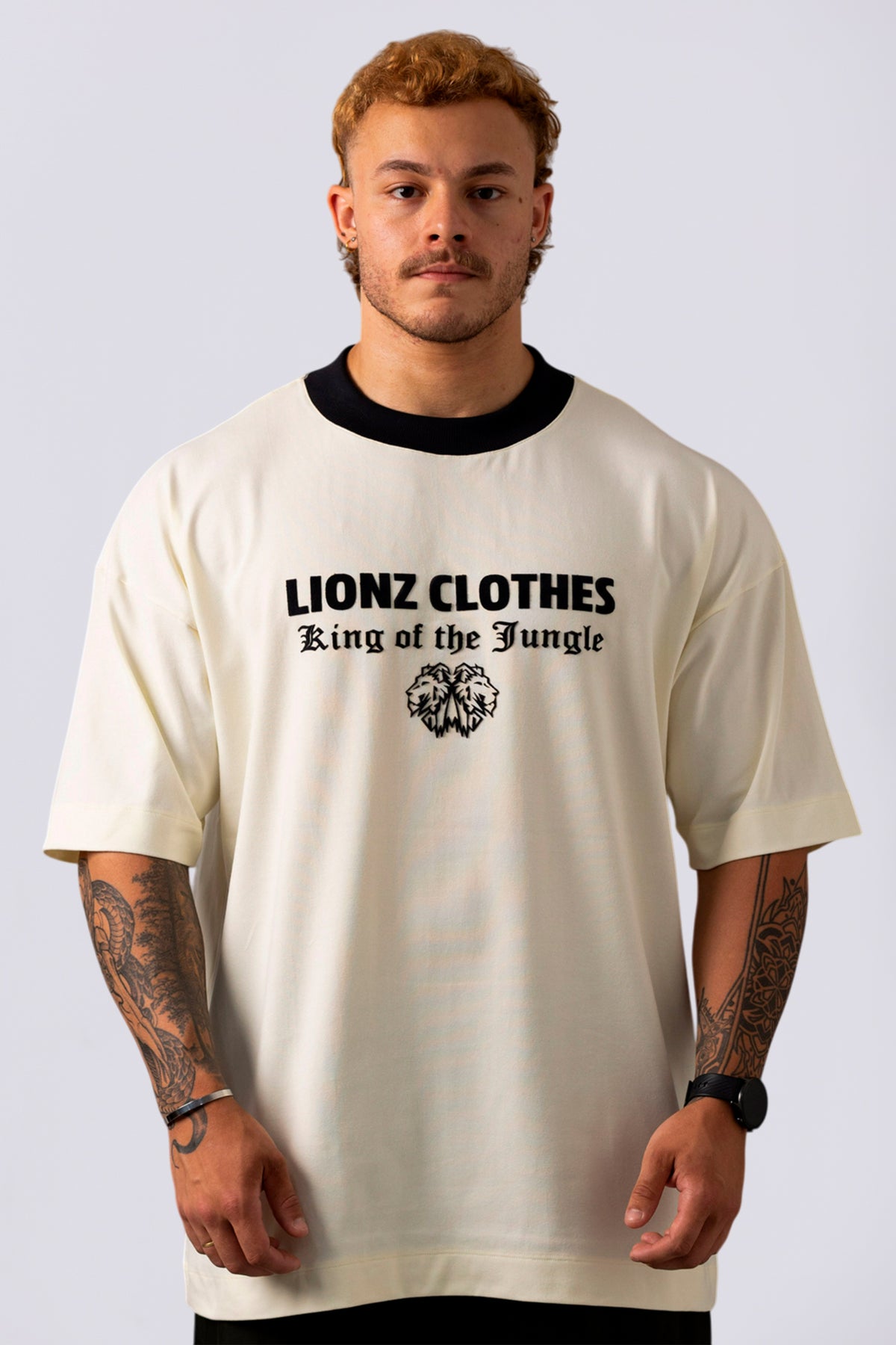 Camiseta Oversized Luxury Veludo - OffWhite
