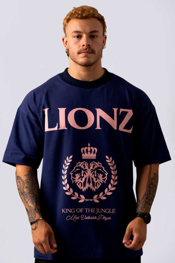 Camiseta Oversized King - Marinho