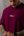 Camiseta Oversized Texturizada - Bordo