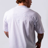 Camiseta Oversized Bordada King - Branca