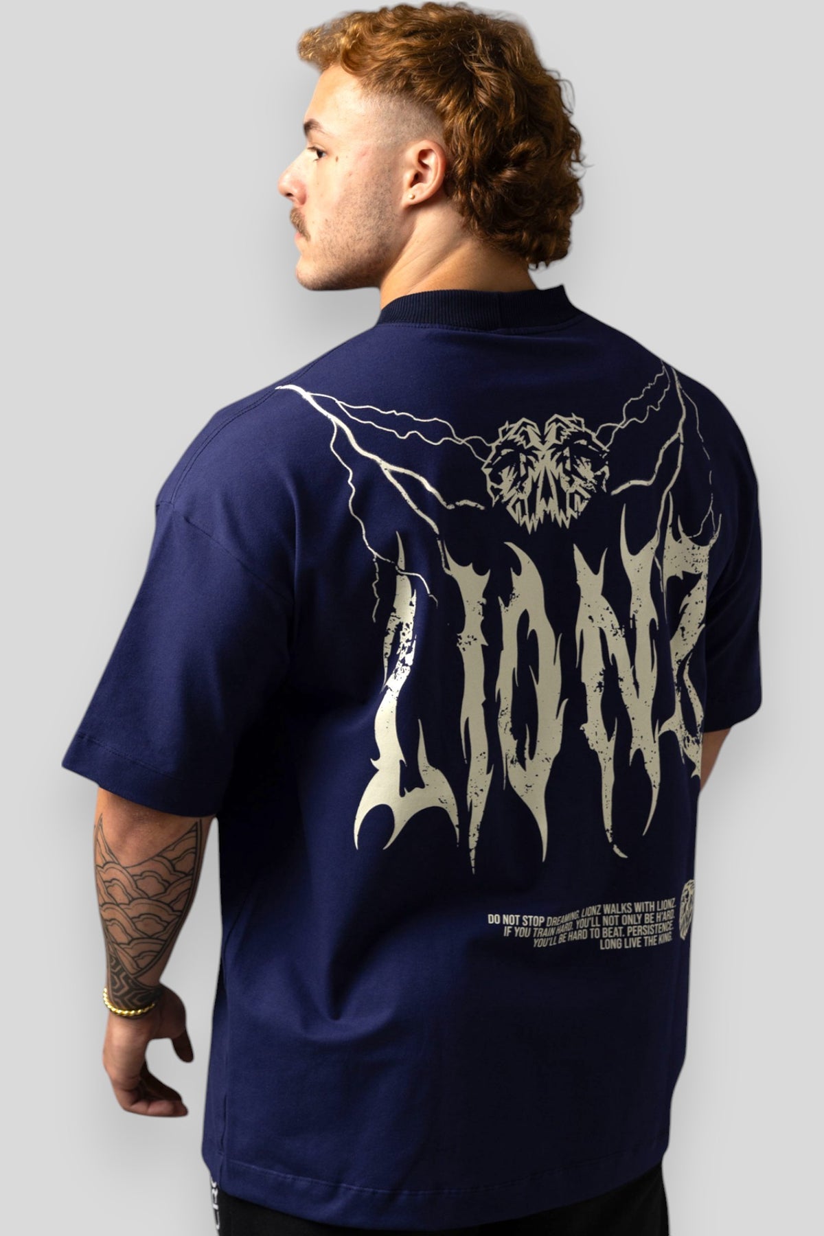 Camiseta Oversized MetalThunder - Marinho