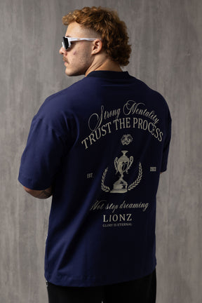 Camiseta Oversized Trust - Marinho