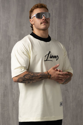 Camiseta Oversized Lionz Bordada - OffWhite