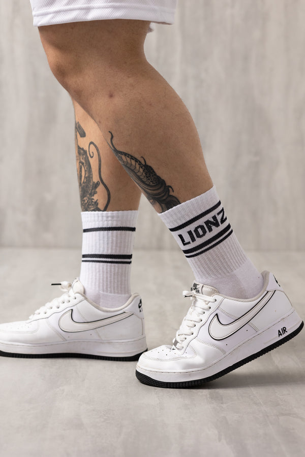 Meia LIONZ Cano Alto - Branca