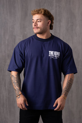 Camiseta Oversized The King - Marinho