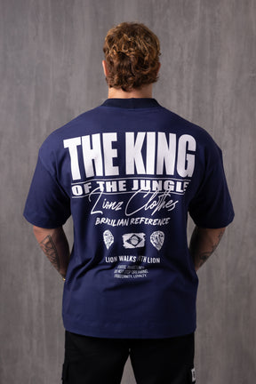 Camiseta Oversized The King - Marinho