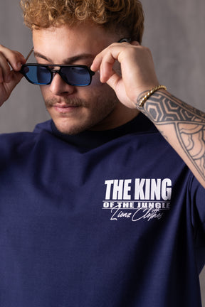 Camiseta Oversized The King - Marinho