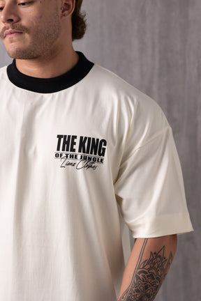 Camiseta Oversized The King - OffWhite