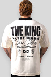 Camiseta Oversized The King - OffWhite