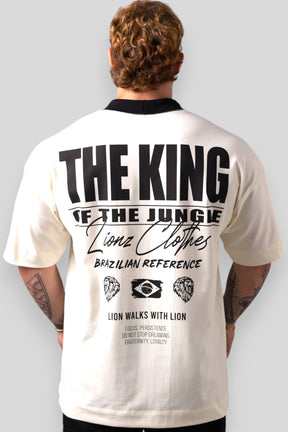 Camiseta Oversized The King - OffWhite