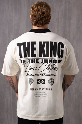 Camiseta Oversized The King - OffWhite