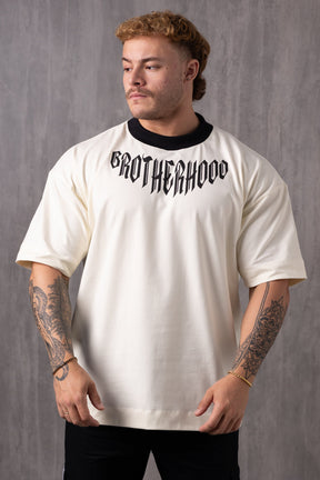 Camiseta Oversized Irmandade - OffWhite