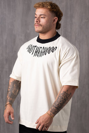 Camiseta Oversized Irmandade - OffWhite