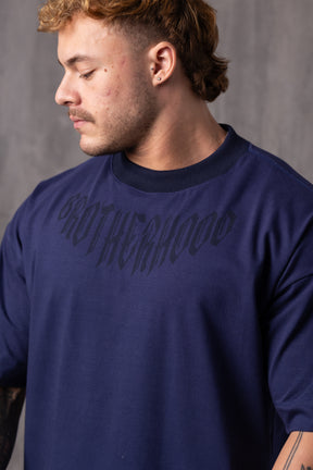 Camiseta Oversized Irmandade - Marinho