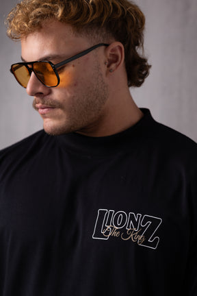 Camiseta Oversized Real King - Preta