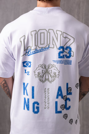 Camiseta Oversized L23 - Branca