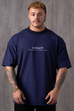 Camiseta Oversized LOYALTY - Marinho