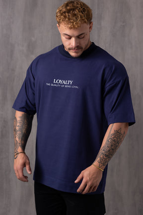 Camiseta Oversized LOYALTY - Marinho