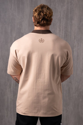 Camiseta Oversized Big Lionz - Bege