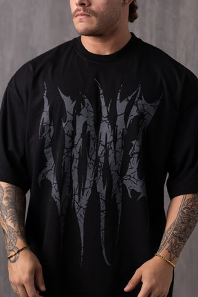 Camiseta Heavy Oversized Lionz - Preta