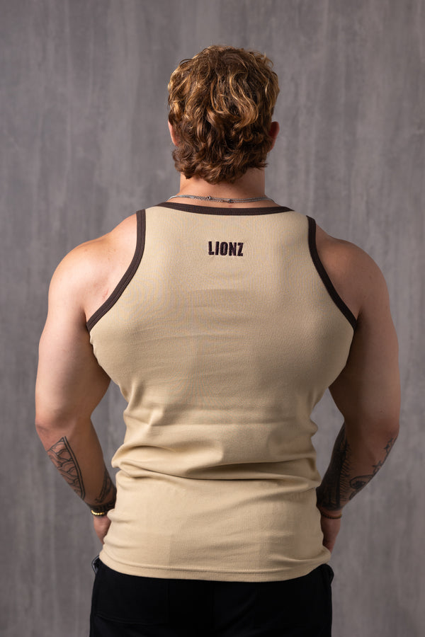 Regata Canelada American Lion - Bege & Cacau