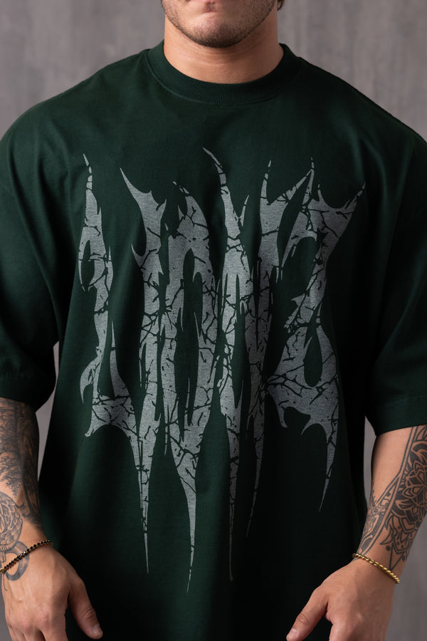 Camiseta Heavy Oversized Craft - Verde