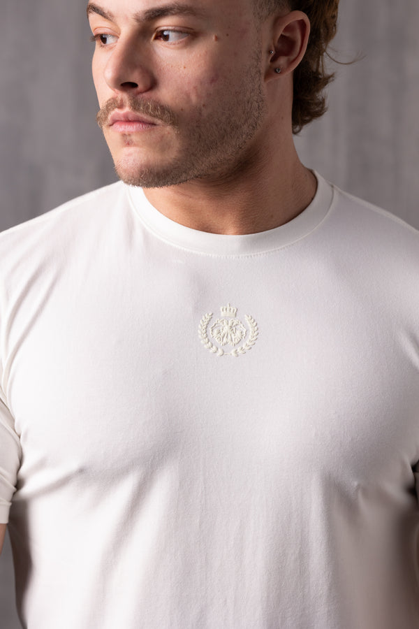 Camiseta Slim King - OffWhite