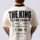Camiseta Oversized The King - OffWhite&Black