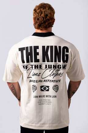 Camiseta Oversized The King - OffWhite