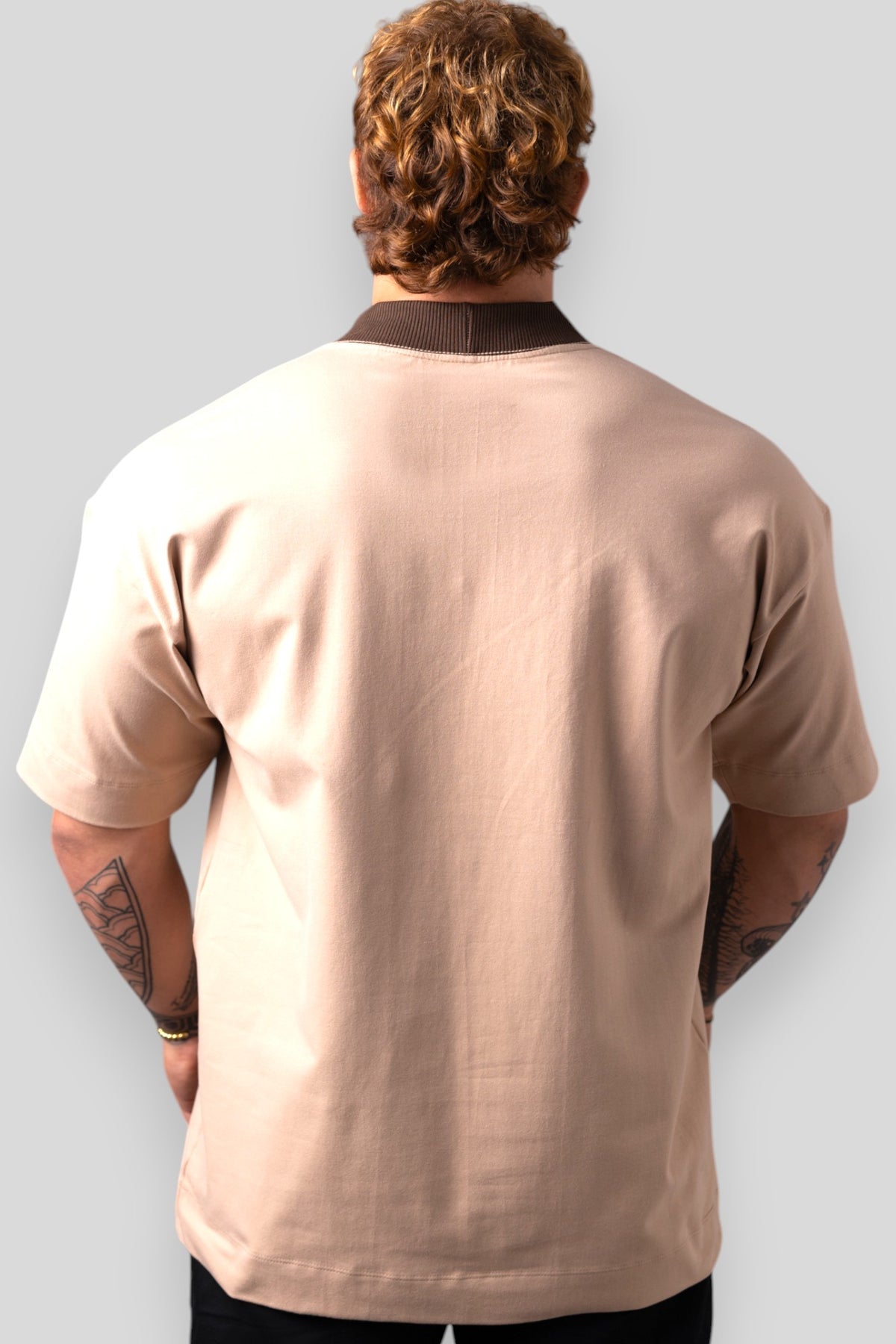 Camiseta Oversized Basic - Bege