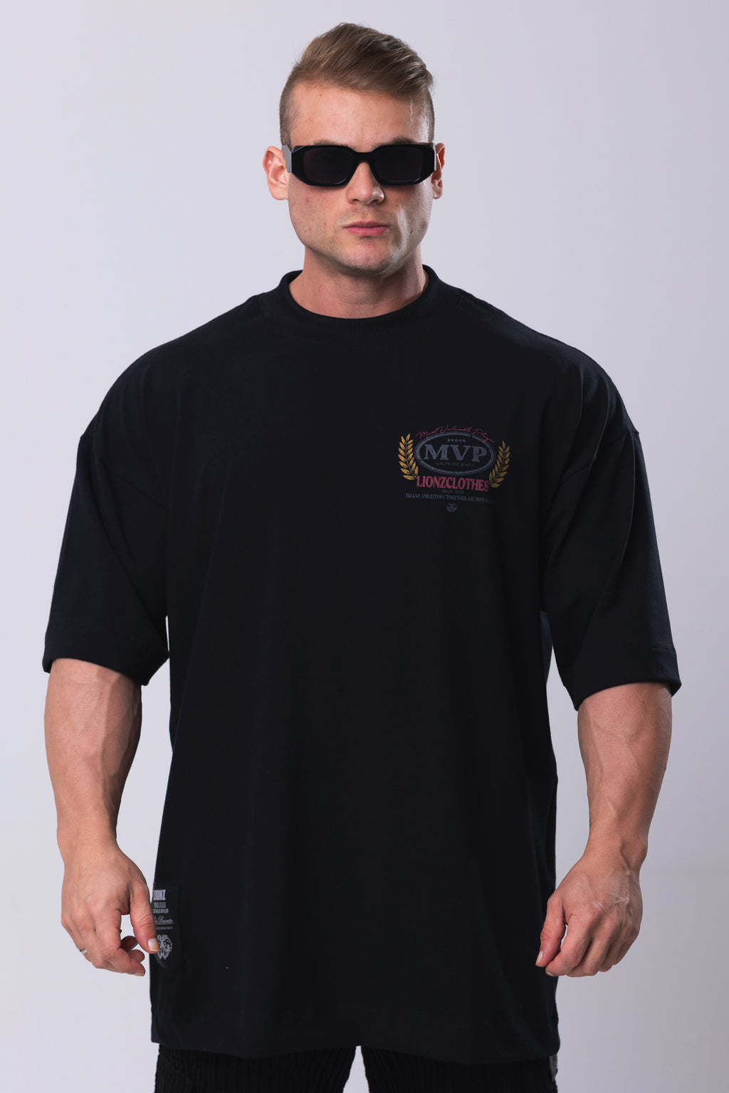 Camiseta Oversized MVP - Preta