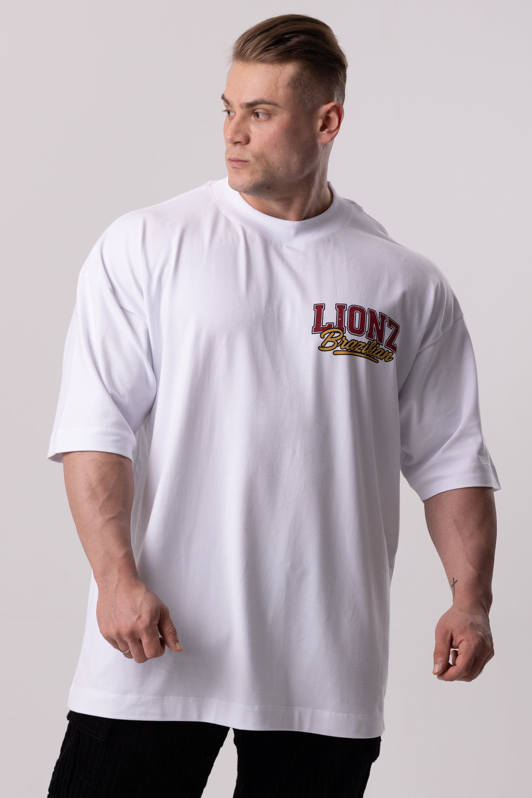 Camiseta Oversized Members - Branca