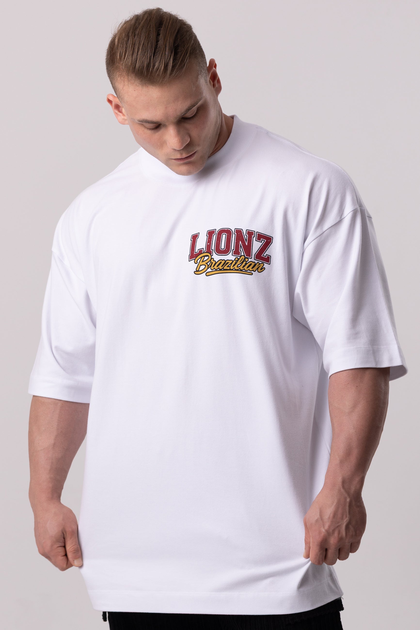 Camiseta Oversized Members - Branca