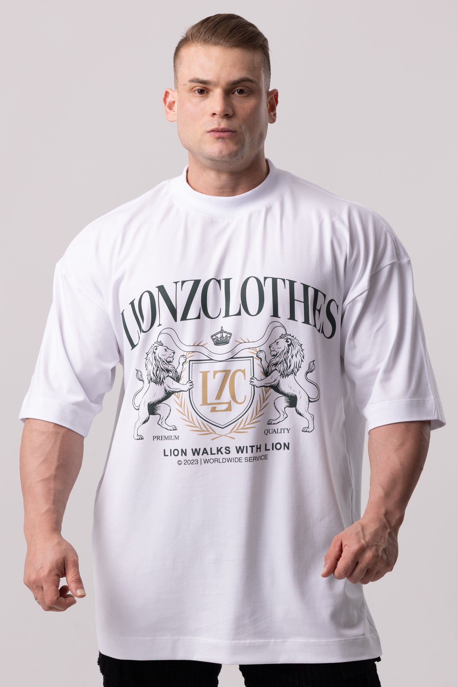 Camiseta Oversized LZC - Branca