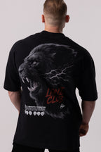 Camiseta Oversized Lionz Club - Preta