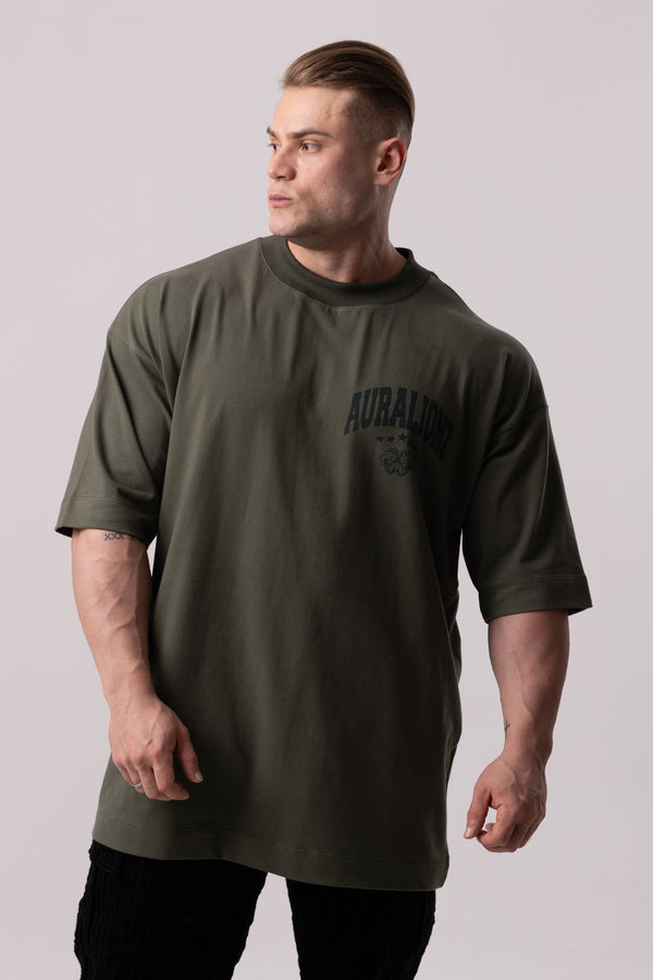 Camiseta Oversized Five Stars - Verde