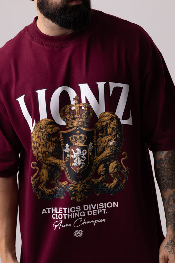 Camiseta Oversized Cavaleiros - Bordo