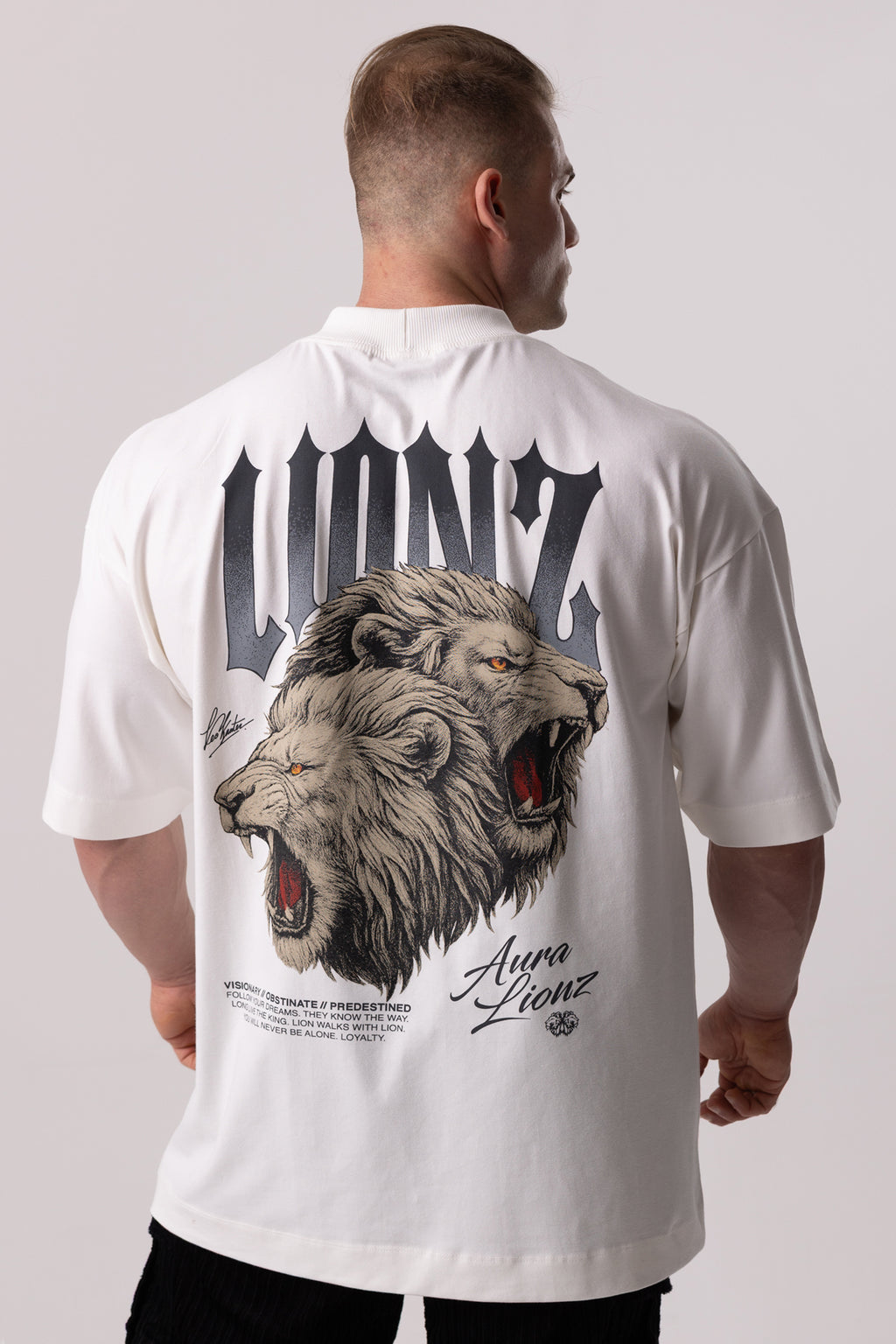 Camiseta Oversized Aura - OffWhite