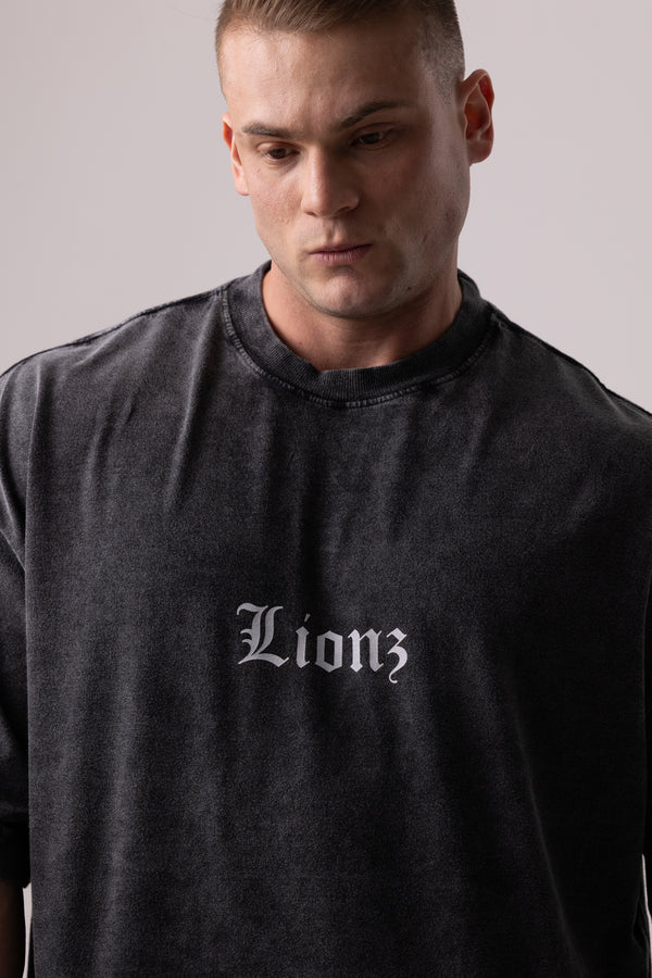 Camiseta Heavy Oversized Brotherhood - Preta Estonada