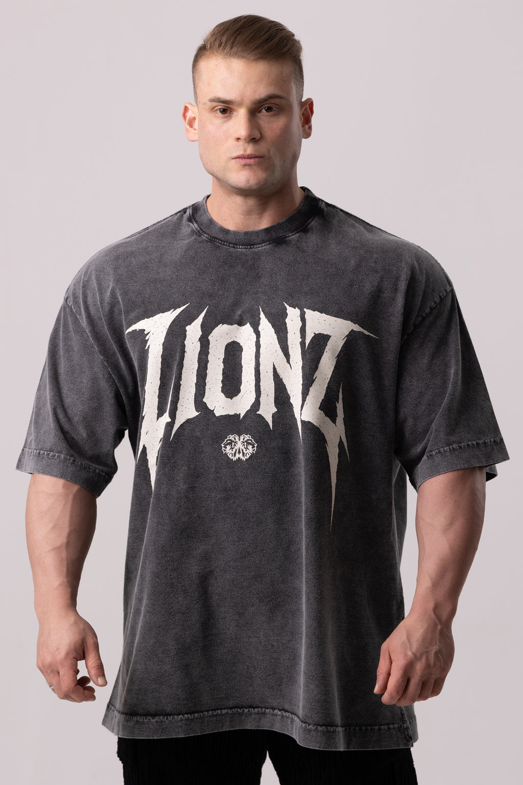Camiseta Heavy Oversized Hard - Preta Estonada