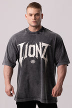 Camiseta Heavy Oversized Hard - Preta Estonada