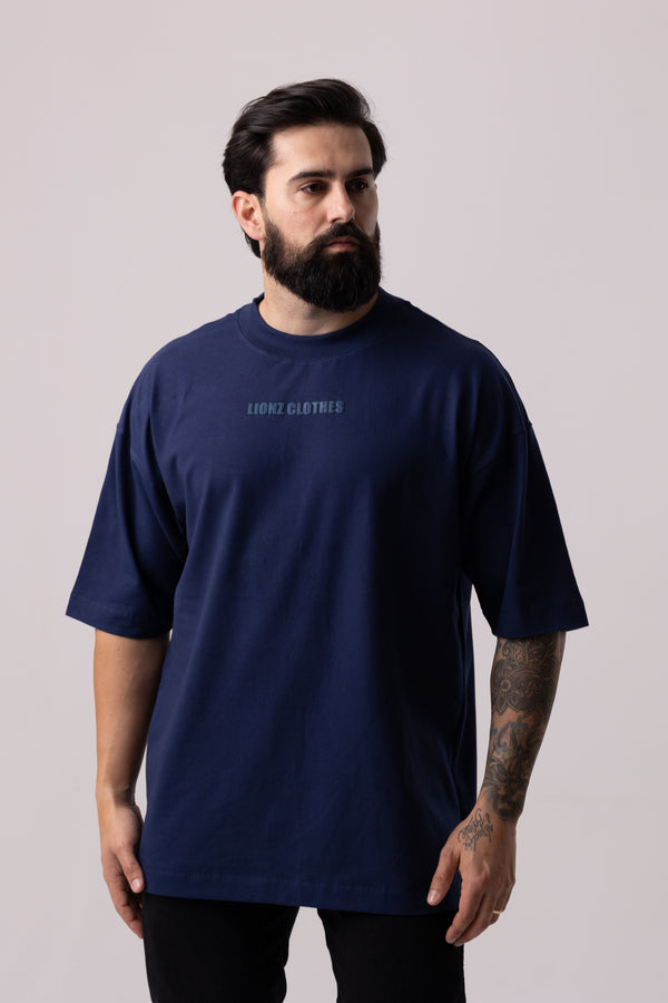 Camiseta Oversized TIRE - Marinho