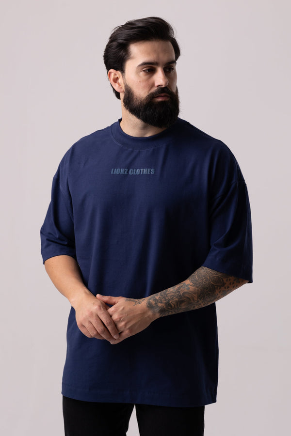 Camiseta Oversized TIRE - Marinho