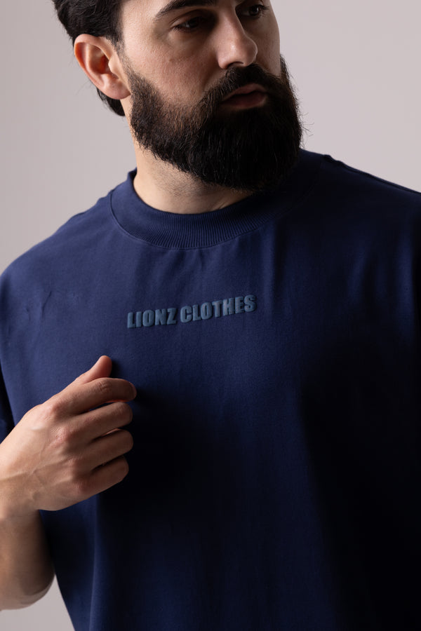 Camiseta Oversized TIRE - Marinho