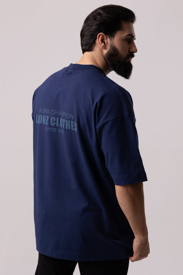Camiseta Oversized TIRE - Marinho